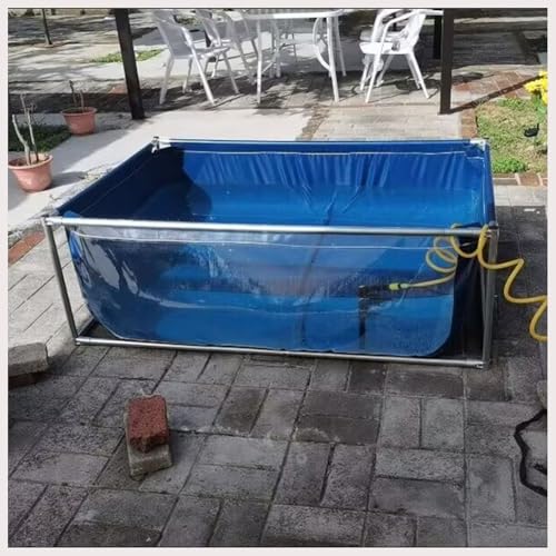 Outdoor Fischteich mit Sichtfeld, Großer Aquakulturpool für Koi, Goldfische, Schildkröten, Ideal für Zucht und temporäre Wasserspeicherung Outdoor Fischteich mit Sichtfeld, Großer Aquakulturpool für Koi, Goldfische, Schildkröten, Ideal für Zucht und temporäre Wasserspeicherung von Generisch
