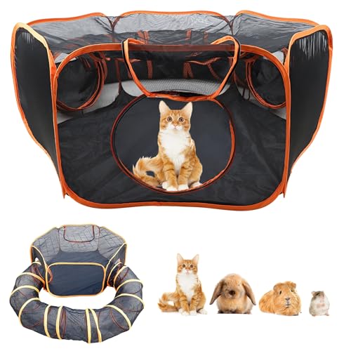 Outdoor Katzengehege Tragbares, tragbares Katzenzelt Außenkatzenlaufstall geschlossen, Pop-Up-Visuelles Netzhaus, Katzengehege für Indoor-Katzen und andere Kleintiere Outdoor Katzengehege Tragbares, tragbares Katzenzelt Außenkatzenlaufstall geschlossen, Pop-Up-Visuelles Netzhaus, Katzengehege für Indoor-Katzen und andere Kleintiere von Generisch