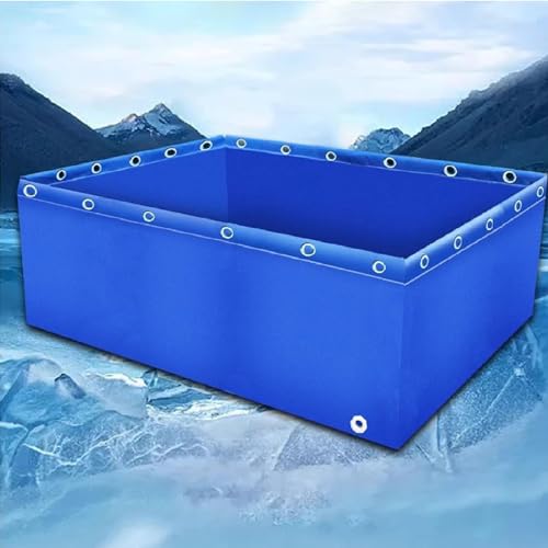 PVC-Canvas-Aquarium-Pool mit Ablassventil, temporärer Haltetank für Salzwasserfische, Koifische und Schildkröten, 0,5 mm Wasserspeicherpool PVC-Canvas-Aquarium-Pool mit Ablassventil, temporärer Haltetank für Salzwasserfische, Koifische und Schildkröten, 0,5 mm Wasserspeicherpool von Generisch