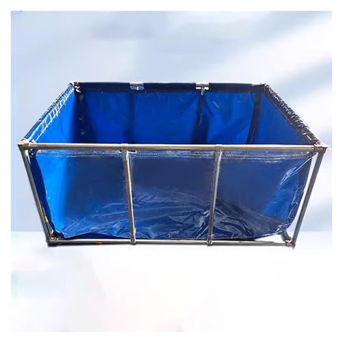 PVC-Segeltuch-Aquarium-Pool mit klarer Sichtscheibe und Ablassventil, Stahlrahmen für Aquakultur zu Hause von Generisch