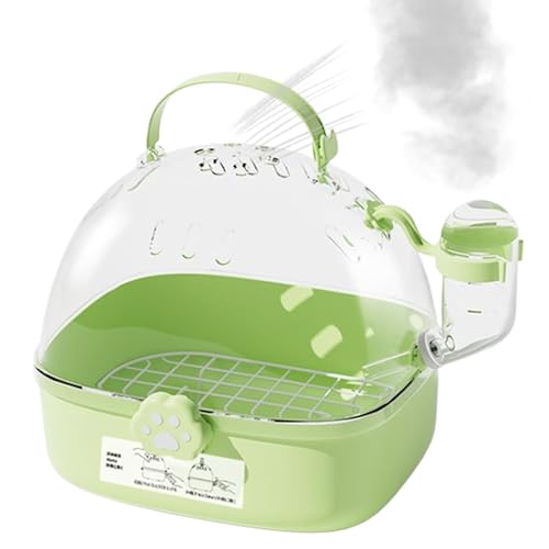 Papageienhalter, Transportbox für Vögel | leicht und belüftet mit Wasserflasche | Manueller Transport für kleine Tiere im Freien und Auto von Generisch