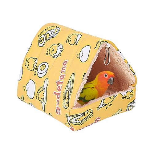 Papageiennesthaus, Baumwollvogelzelt Nest - Winter warmes Vögel Haus Käfig, ausgestopftes Vogel Schlafhaus gemütlich für kleine Haustiere, die schlafend und mühelosen Praktikum Relief Retreat spielen von Generisch