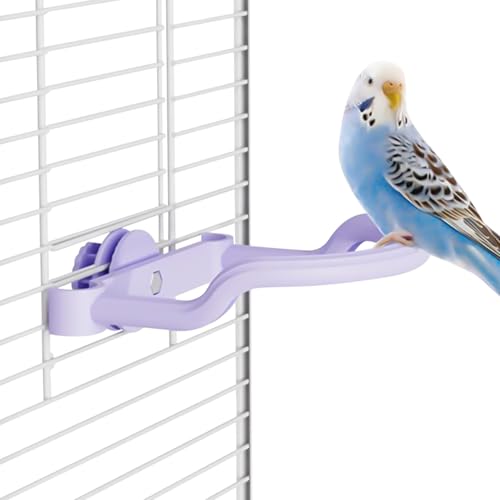 Papageiensitzstange - Sitzstange Für Wellensittiche Stehende Vogelspielzeuge,rutschfeste Pfotenpflege Kleintier Klettertrainingszubehör Für Conure Ara Wellensittich Unzertrennlicher von Generisch