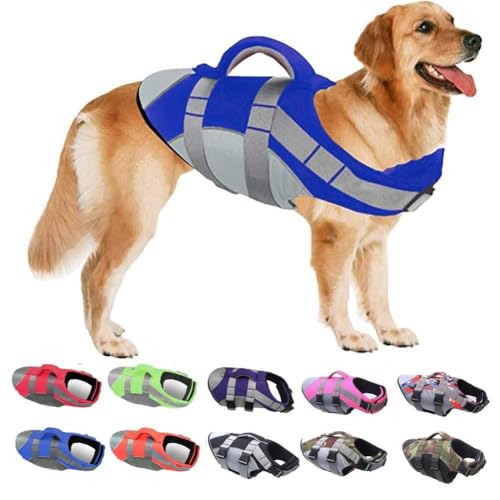 Passen Sie an, was Sie brauchen, Ripstop-Schwimmweste für Haustiere, mit Rettungsgriff und reflektierenden Streifen für kleine, mittelgroße und große Hunde, ideal für Pool, Strand und Bootfahren Passen Sie an, was Sie brauchen, Ripstop-Schwimmweste für Haustiere, mit Rettungsgriff und reflektierenden Streifen für kleine, mittelgroße und große Hunde, ideal für Pool, Strand und Bootfahren von Generisch