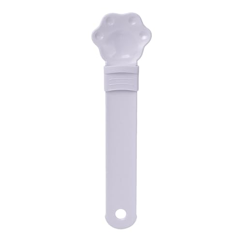 Paw Pet Feeder, Cat Treats Spoon, Cat Treats Scoop, Adorable Paw-Shaped Pet Strip Snack Feeding Tool, Multi Functional Lickable Wet Treat Dispenser Spoon for Dogs and Cats von Generisch