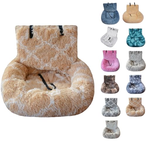 Pelzbarn Car Seat, Pelzbarn Car Seat Dog Bed with Safety Straps, for Large&Small Dogs, Pets Bed for Travel with Thick Cushion Removable and Easy to Clean (J,l) von Generisch