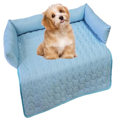 Pelzbarn KüHlendes Sofabett, Pelsbarn Heatrelief Cooling Dog Bed, Pelzbarn KüHlendes KüHlmatte KüHlbett Hundebett FüR Hunde, KüHldecke Hund, Cooling Mat Dog, Maschinenwaschbar (Blau, 90 x 90 cm) Pelzbarn KüHlendes Sofabett, Pelsbarn Heatrelief Cooling Dog Bed, Pelzbarn KüHlendes KüHlmatte KüHlbett Hundebett FüR Hunde, KüHldecke Hund, Cooling Mat Dog, Maschinenwaschbar (Blau, 90 x 90 cm) von Generisch