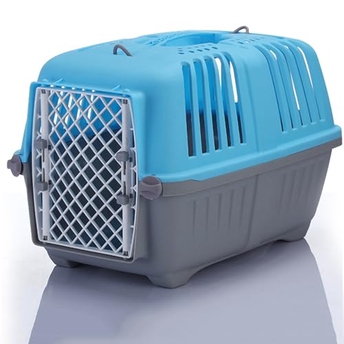 Pet Airline-Check-in-Reisebox, Outdoor-Hundebox, 360-Grad-Belüftung, 53,3 cm, Blau, Größe L Pet Airline-Check-in-Reisebox, Outdoor-Hundebox, 360-Grad-Belüftung, 53,3 cm, Blau, Größe L von Generisch