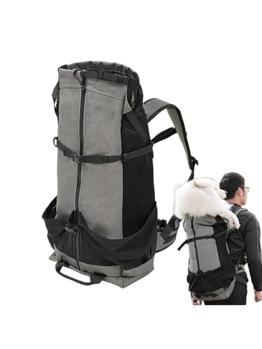 Pet Backpack For Dogs, Large Capacity Dog Carrier Backpack, Anti-Hair Pinching Pet Backpack, Outdoor Dog Carrier Backpack, Multifunctional Dog Backpack, Escape-Proof Dog Backpack, Comfortable Pet Back von Generisch