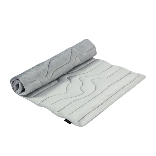 Pet Cooler Mat, Double-Sided Dog Cooling Pad, Gentle Wear-Resistant Ice Mat, Compact Cat ICY Rug, Breathable Non Toxic for Indoor Floor, Car Seat, Crate and Outdoor Use von Generisch