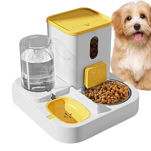 Pet Feeder And Water Fountain Set, Automatic Cat Food And Water Dispenser, Electric Pet Water Food Dispenser For Home, Dorm, Travel, Hotel, School Usage For Pet At Home Pet Feeder And Water Fountain Set, Automatic Cat Food And Water Dispenser, Electric Pet Water Food Dispenser For Home, Dorm, Travel, Hotel, School Usage For Pet At Home von Generisch