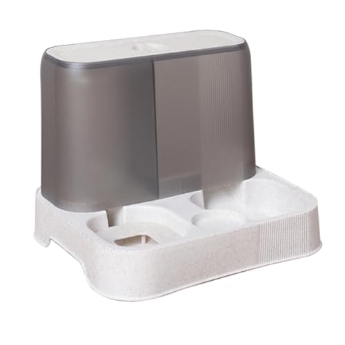 Pet Feeder - Automatischer Hundefutterspender | 2-in-1 Haustiere Automatischer Futterspender und Wasserset, 2,8 l Automatischer Hundefutterspender, Große Kapazität Spender, Tierfutterspender, von Generisch