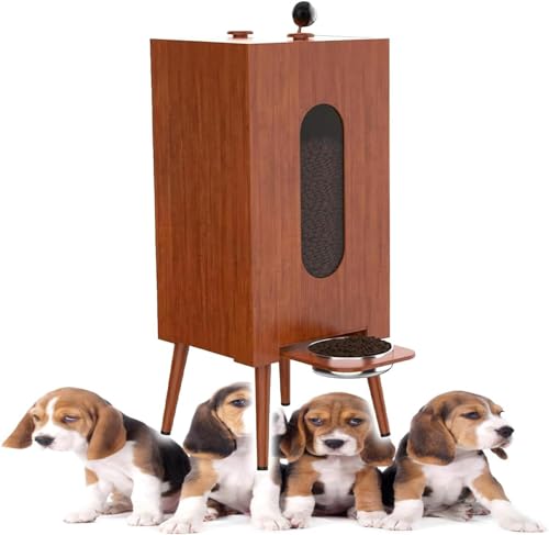 Pet Feeder Station - Store up to 20kg Slow Feeder Dog Bowl, Pull-Out Overhead Dog Bowl, Stainless Steel Bowls 300G, Pet Food Storage Cabinet with Highlegs Pet Feeder Station - Store up to 20kg Slow Feeder Dog Bowl, Pull-Out Overhead Dog Bowl, Stainless Steel Bowls 300G, Pet Food Storage Cabinet with Highlegs von Generisch