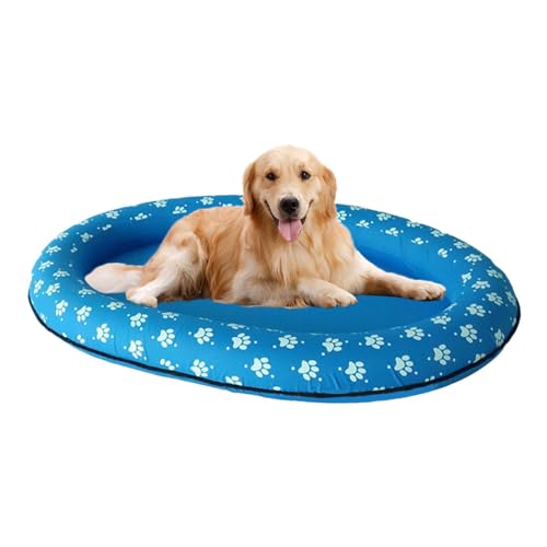 Pet Float Float Float - Floating Pet Row Bed | Dog Pool Float Inflatable Float Pet Float Swimming Pool Raft, Inflatable Pet Swimming Ring, Dog Footprints Pet Pool Floating Toy For Garden, Pool, Back Pet Float Float Float - Floating Pet Row Bed | Dog Pool Float Inflatable Float Pet Float Swimming Pool Raft, Inflatable Pet Swimming Ring, Dog Footprints Pet Pool Floating Toy For Garden, Pool, Back von Generisch