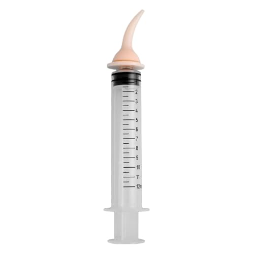 Pet Spritze Medizin Feeder Haustier Medikamente Spender Hund Pillenspritze Mehrzweck Verwendung, Wiederverwendbar, 13x2.5x2 cm, für den täglichen Gebrauch Flüssigfutter Fütterung Welpen von Generisch
