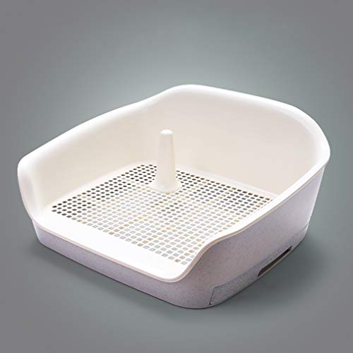 Pet Töpfchen Hundetoilette mit Netzpolsterhalter und Zaun - 2-lagiges System für einfache Reinigung und Training Pet Töpfchen Hundetoilette mit Netzpolsterhalter und Zaun - 2-lagiges System für einfache Reinigung und Training von Generisch