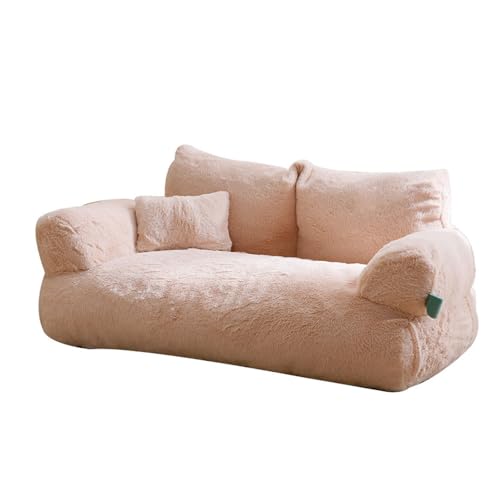 Plüsch-Hundebett, weiches Katzensofa, waschbar, rutschfeste Unterseite, für mittelgroße und kleine Haustiere Plüsch-Hundebett, weiches Katzensofa, waschbar, rutschfeste Unterseite, für mittelgroße und kleine Haustiere von Generisch