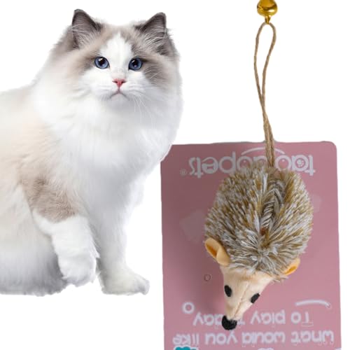 Plüsch-Katzenmaus-Spielzeug – Bissfestes Soundspielzeug, Interaktives Mausspielzeug | Niedliches Kätzchenspielzeug für drinnen und draußen, Kleine Mäuse, Spielzeug zum Entspannen, Spielen und Entdecke von Generisch