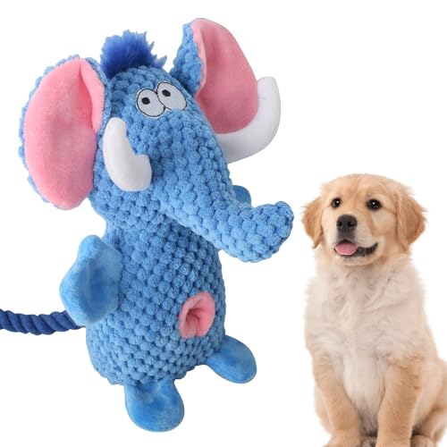 Plüsch-Kauspielzeug für Welpen, quietschendes Kauspielzeug für Hunde, quietschendes Kauspielzeug, Plüsch-Hundespielzeug, Zahnspielzeug für Welpen, kleine, mittelgroße Hunde von Generisch