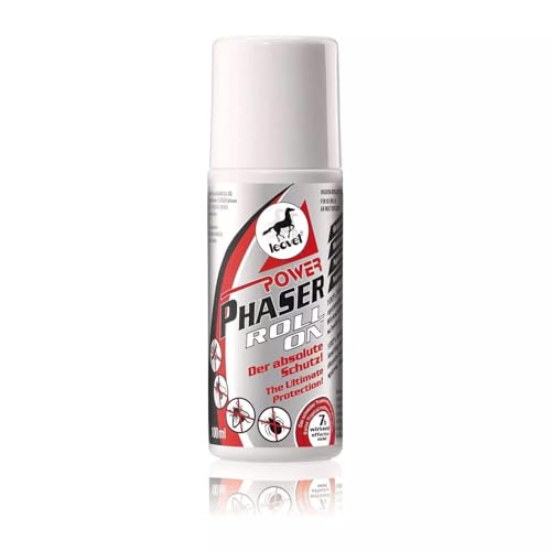 Power Phaser Roll On | 75 ml | Insektenabwehrmittel für Pferde | Zur äußeren Anwendung auf der Haut | Mit natürlichen Pflanzenölen | ADMR konform und ohne Karenzzeit von Leovet