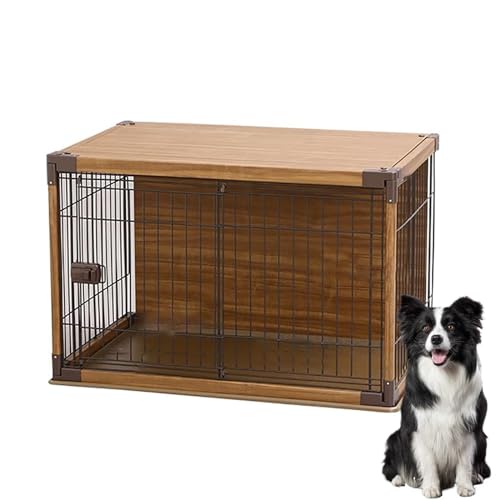 Prime Paws Dekorative Hundekäfig aus Holz, TV-Ständer, 2-in-1-Möbel-Stil, Innenkäfig für kleine und mittelgroße Hunde, moderner Innenmöbel-Stil, Haustierkiste Prime Paws Dekorative Hundekäfig aus Holz, TV-Ständer, 2-in-1-Möbel-Stil, Innenkäfig für kleine und mittelgroße Hunde, moderner Innenmöbel-Stil, Haustierkiste von Generisch