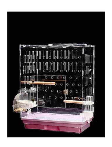 Produkte für Haustiere Vogelkäfig aus Glas mit transparenter Sicht für kleine Vögel, transparenter Vogelkäfig für Vögel, für den Innen- und Außenbereich Produkte für Haustiere Vogelkäfig aus Glas mit transparenter Sicht für kleine Vögel, transparenter Vogelkäfig für Vögel, für den Innen- und Außenbereich von Generisch