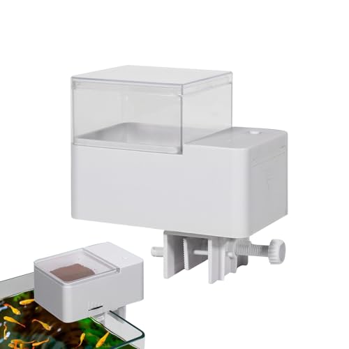Programmierbarer Aquariumspender - Digital Fish Tank Auto Timer Feeder, Feuchtigkeitsresistente Pellet Scheduler | Wiederaufladbare Schildkrötenfutter Allocator, Urlaubsernährungsmaschine Für Home Off von Generisch