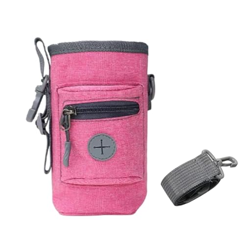 Puppy Training Bag, Large Capacity Dog Snack Container with Built-In Poop Bag Dispenser, 17x13x10cm Pet Treat Pouch with Adjustable Strap for Walking and Outdoor, Gray, Pink, Blue Puppy Training Bag, Large Capacity Dog Snack Container with Built-In Poop Bag Dispenser, 17x13x10cm Pet Treat Pouch with Adjustable Strap for Walking and Outdoor, Gray, Pink, Blue von Generisch