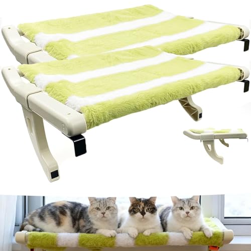 Purrloft Cat Bed, Purrloft – Sleep Side by Side with Your Cat, Hanging Exquisite Cats Window Sill Perch with Strong Support, for Indoor Pet Cats to Rest (2) von Generisch