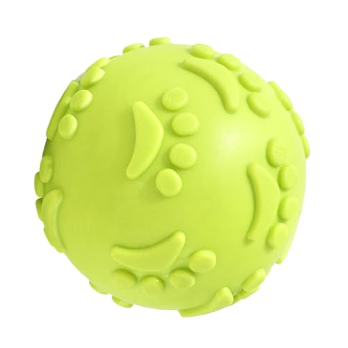 Quietschball Hundespielzeug | Unzerstörbares Latex-Kauspielzeug für Hunde | Quietschender Outdoor-Ball für kleine, mittelgroße und große Rassen | und lustiges Hundespielzeug von Generisch