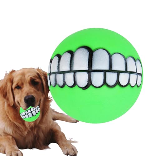 Quietschender Hundeball – Quietschende Beißbälle für Hunde, Welpen, Kauspielzeug, interaktives Haustierspiel, sicheres PVC, für Zuhause, Reisen, Outdoor Quietschender Hundeball – Quietschende Beißbälle für Hunde, Welpen, Kauspielzeug, interaktives Haustierspiel, sicheres PVC, für Zuhause, Reisen, Outdoor von Generisch