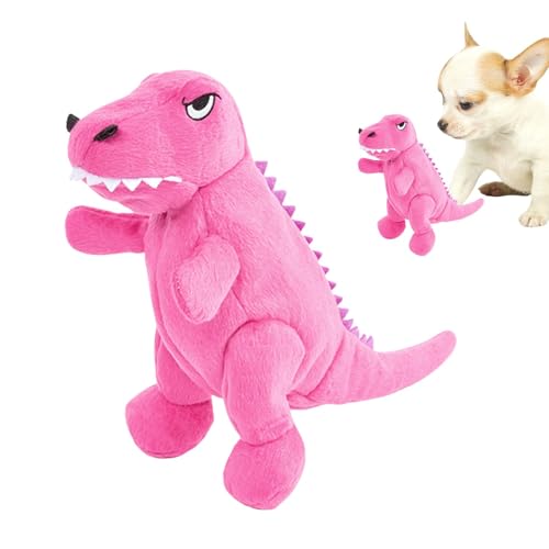 Quietschendes Dinosaurier-Hundespielzeug | Interaktives Plüsch-Haustier-Beißspielzeug mit Quietscher | Bissfestes Haustierbedarf, Zahnreinigungsspielzeug für kleine, mittelgroße Hunderassen Quietschendes Dinosaurier-Hundespielzeug | Interaktives Plüsch-Haustier-Beißspielzeug mit Quietscher | Bissfestes Haustierbedarf, Zahnreinigungsspielzeug für kleine, mittelgroße Hunderassen von Generisch