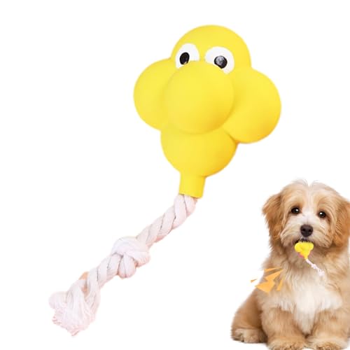 Quietschendes Hundespielzeug aus Gummi, Hundespielzeug aus Latex - Interaktives Spielzeug holen,Welpen-Zahn- und Apportierspielzeug, weiches Gummi-Kauspielzeug für interaktiven Spaß, quietschendes Lat von Generisch