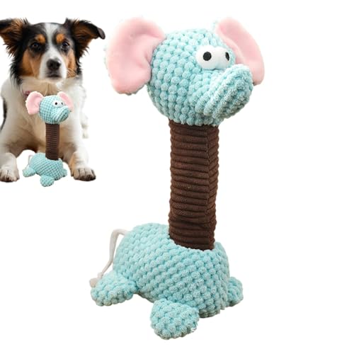 Quietschendes Kauspielzeug für Hunde, Zahnreinigungsspielzeug für Hunde,Robustes Spielzeug mit quietschenden Zähnen für Haustierwelpen | Plüsch-Kauspielzeug für Hunde zum Training und Spielen von Generisch