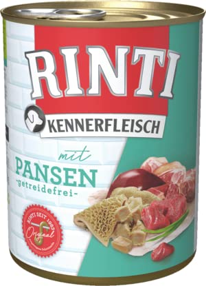 RINTI-Kennerfleisch Hundefutter 800g | alle Sorten u. freie Mengenwahl | Nassfutter | getreidefrei (Pansen) von Generisch