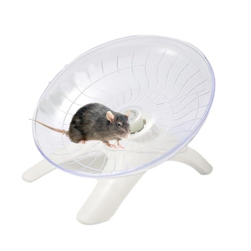 Rad für Hamster Leise Zwerghamster 7 Zoll Acryl Superleise Laufräder für Rennmäuse Kleintierspielzeug Zubehör von Generisch