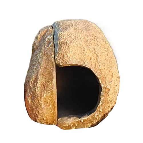 Reptile Cave, Magnetic Fish Tank Hide, 3.94x3.15x3.15 inches Realistic Aquarium with Magnetic Fixing, Resin Hiding Spot for Gecko Snake Shrimp Turtle, Secure, Terrarium, Aquatic Reptile Cave, Magnetic Fish Tank Hide, 3.94x3.15x3.15 inches Realistic Aquarium with Magnetic Fixing, Resin Hiding Spot for Gecko Snake Shrimp Turtle, Secure, Terrarium, Aquatic von Generisch