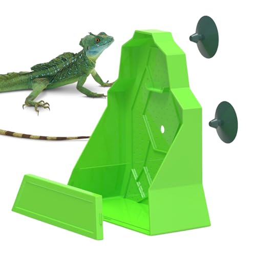 Reptile Feeder, Reptiles Feeding Dish, Non Toxic Material, 6.69x7.09x2.76 inches Easy to Clean Design, Anti Escape Reptile Bowl for Chameleon, Frog, Snake, Spider, Amphibian von Generisch