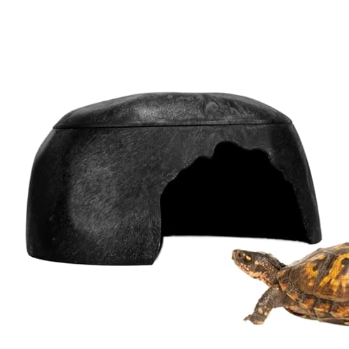 Reptile Hide, Reptiles Shelter, Small Lizard Hideaway Cave with Humidifying Sinks, Natural Looking Habitat Decor for Gecko Bearded Dragon Snake Turtle Frog Amphibian Terrarium Tank von Generisch