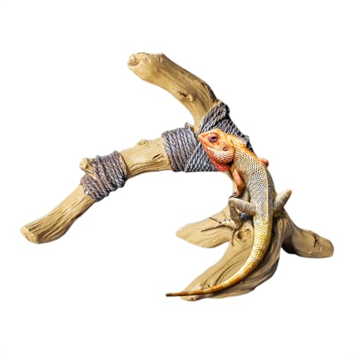 Reptile Wood Branches, Harz Driftwood Climbing Ornament, Aquarium and Terrarium Decoration, Climbing Rope Rack, Ideal for Home And Workplace, Natural Look Pets Reptile Wood Branches, Harz Driftwood Climbing Ornament, Aquarium and Terrarium Decoration, Climbing Rope Rack, Ideal for Home And Workplace, Natural Look Pets von Generisch