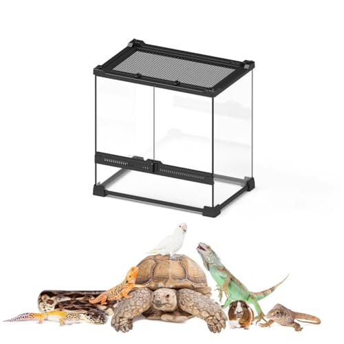 Reptilien-Terrarium für Bartagamen, Kugelpythons, Leopardengeckos, Frösche, Einsiedlerkrebse, Eidechsen, Isopoden, Vogelspinnen und Schildkröten – ideales Zucht- und Lebensraumgehege Reptilien-Terrarium für Bartagamen, Kugelpythons, Leopardengeckos, Frösche, Einsiedlerkrebse, Eidechsen, Isopoden, Vogelspinnen und Schildkröten – ideales Zucht- und Lebensraumgehege von Generisch