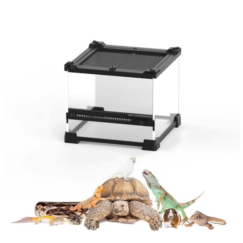 Reptilien-Terrarium für Bartagamen, Kugelpythons, Leopardengeckos, Frösche, Einsiedlerkrebse, Eidechsen, Isopoden, Vogelspinnen und Schildkröten – ideales Zucht- und Lebensraumgehege Reptilien-Terrarium für Bartagamen, Kugelpythons, Leopardengeckos, Frösche, Einsiedlerkrebse, Eidechsen, Isopoden, Vogelspinnen und Schildkröten – ideales Zucht- und Lebensraumgehege von Generisch