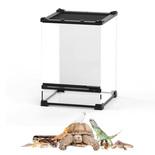Reptilien-Terrarium für Bartagamen, Kugelpythons, Leopardengeckos, Frösche, Einsiedlerkrebse, Eidechsen, Isopoden, Vogelspinnen und Schildkröten – ideales Zucht- und Lebensraumgehege Reptilien-Terrarium für Bartagamen, Kugelpythons, Leopardengeckos, Frösche, Einsiedlerkrebse, Eidechsen, Isopoden, Vogelspinnen und Schildkröten – ideales Zucht- und Lebensraumgehege von Generisch