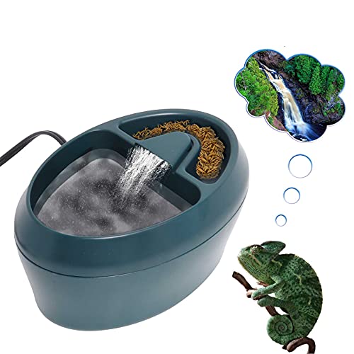 Reptilien-Wasserbrunnen – Chamäleon-Trinkspender für Bartagamen, Gecko, Eidechse, Schildkröte, Frosch und Schlange – Essentielle Hydration Feeder Reptilien-Wasserbrunnen – Chamäleon-Trinkspender für Bartagamen, Gecko, Eidechse, Schildkröte, Frosch und Schlange – Essentielle Hydration Feeder von Generisch
