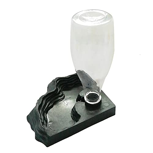 Reptilien-Wasserschale – Reptilien-Wasserspeicher, kleines, großes Reptilienschüssel-Set, Terrarium-Wassernapf, Futternapf, Keramik-Geschirr für Reptilien, langlebiges Harz, Futterspender für von Generisch