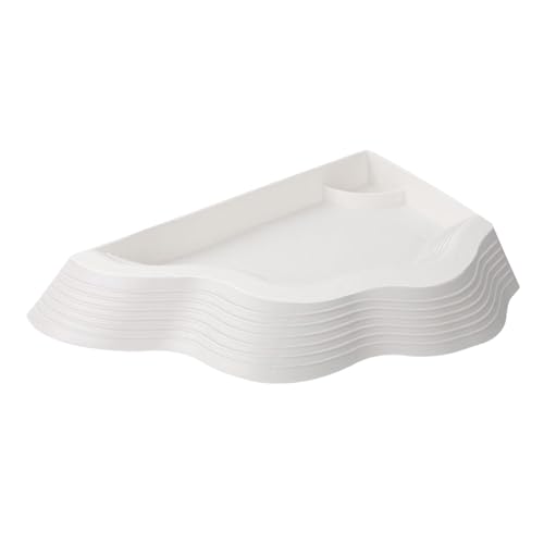 Reptilienbadepool - 12.99x8.66x1.38 in Anti -Schlupf -Wasserschale zum Einweichenschalen, authentische Reinigung mit Rampe, Aquariumdekoration für Geckos, Schlangen, bärtige von Generisch