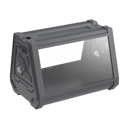 Reptiliengehege, atmungsaktiver Gecko-Lebensraum-Tank, trapezförmiges Sichtdesign, geräumiges, transparentes Terrarium für Skorpione, Einsiedlerkrebse, Schlangen, Eidechsen, Vogelspinnen, 27 x 19 x 19 Reptiliengehege, atmungsaktiver Gecko-Lebensraum-Tank, trapezförmiges Sichtdesign, geräumiges, transparentes Terrarium für Skorpione, Einsiedlerkrebse, Schlangen, Eidechsen, Vogelspinnen, 27 x 19 x 19 von Generisch