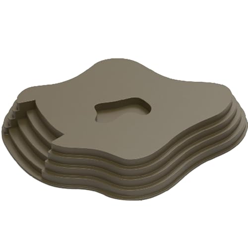 Reptilienwasserschale, Reptiliengericht,Schildkrötenfutterplatte - Schildkrötenbad Badewanne Futter und Wasserschale mit Rampe für Gecko Echse Habitat Decoration Accessoires von Generisch