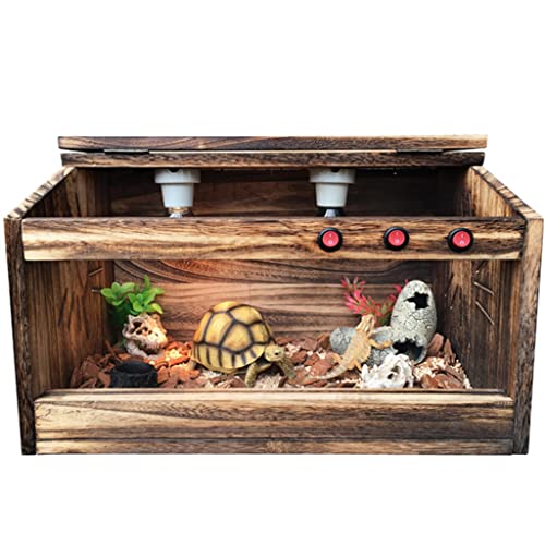 Reptilienzaun Kleintierkäfig Reptilien Zuchtbox Eidechse Schlange Brutkasten Holz Zuchtbox Aufbewahrungsbox mit Sicherheitsverschluss Reptilienzaun Kleintierkäfig Reptilien Zuchtbox Eidechse Schlange Brutkasten Holz Zuchtbox Aufbewahrungsbox mit Sicherheitsverschluss von Generisch