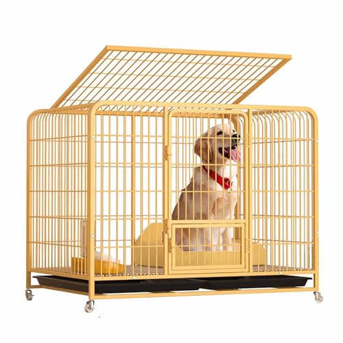 Robuste Haustierbox mit ausbruchsicherem Schloss & Rollen für einfachen Transport, ideal für kleine bis mittelgroße Hunde Robuste Haustierbox mit ausbruchsicherem Schloss & Rollen für einfachen Transport, ideal für kleine bis mittelgroße Hunde von Generisch